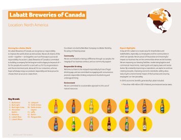 Labatt Breweries of Canada - Anheuser-Busch InBev