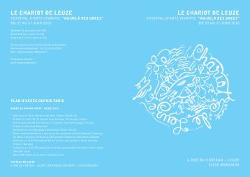 le chariot de leuze le chariot de leuze - Le Théâtre du Soleil