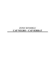 ZONE SENSIBLE CAP NEGRO – CAP SERRAT - APAL
