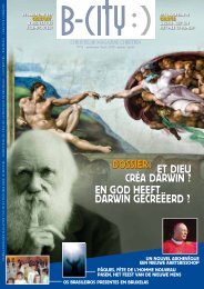 En GOD HEEft Darwin GEcrEëErD - L'Eglise catholique de Bruxelles