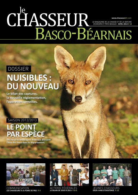 chasser dans le 64 - Fédération Départementale des Chasseurs des ...