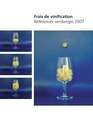 Frais vinification - références vendanges 2008.indd - Agridea