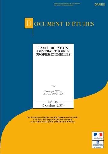 La sécurisation des trajectoires professionnelles - Ministère du ...