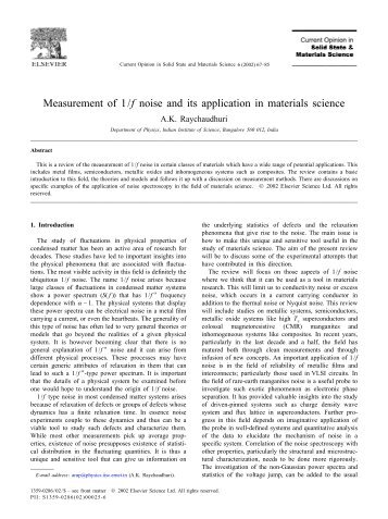 Curr. Opin. Solid State Mater. Sci. 6, 67 (2002)