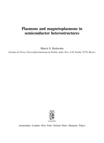 Plasmons and magnetoplasmons in semiconductor heterostructures