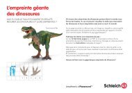 L'empreinte géante des dinosaures - Schleich