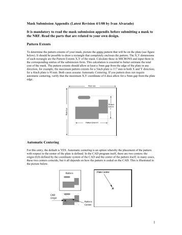 Mask Submission Appendix - Login | Nanolab, UCLA