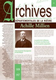 Achille Millien - Conseil Général de la Nièvre