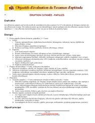 éruption cutanée - papules - Faculté de médecine de l'université d ...