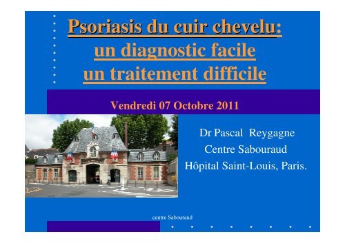 traitement du psoriasis du cuir chevelu - Psoriasis International ...