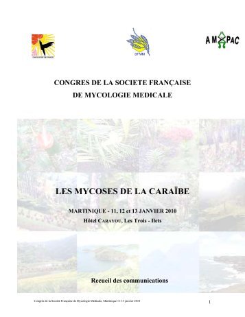 CONGRES DE LA SOCIETE FRANAISE - Congrès de Mycologie 2010