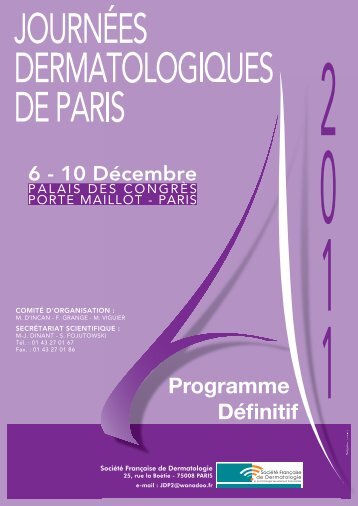 Programme Définitif - JDP 2011