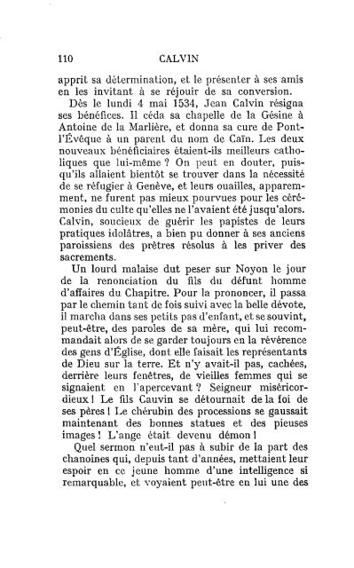 Calvin / Jean Moura et Paul Louvet. 1931. - Bible et Rencontres