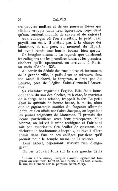 Calvin / Jean Moura et Paul Louvet. 1931. - Bible et Rencontres