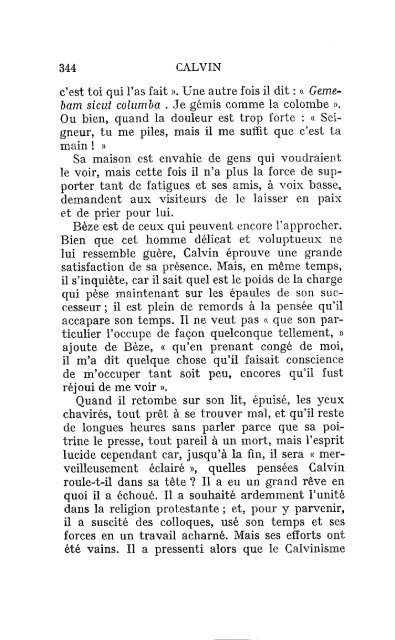 Calvin / Jean Moura et Paul Louvet. 1931. - Bible et Rencontres