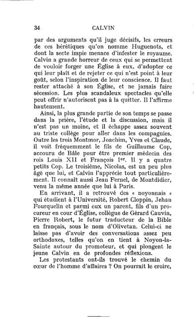 Calvin / Jean Moura et Paul Louvet. 1931. - Bible et Rencontres