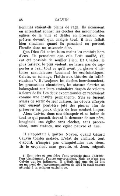 Calvin / Jean Moura et Paul Louvet. 1931. - Bible et Rencontres