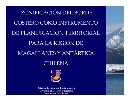 zonificación del borde costero como instrumento de planificacion ...