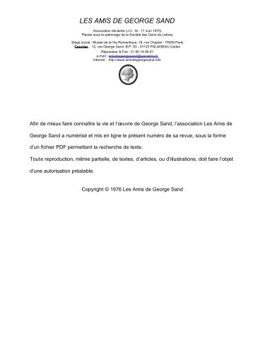 PDF - Les Amis de George Sand