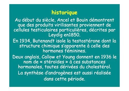 Hormones steroides - Médecine Algérie