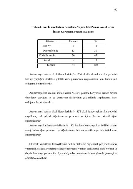 ilköğretim kurumlarındaki yöneticilerin denetleme faaliyetlerine