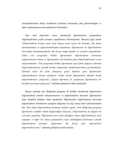 ilköğretim kurumlarındaki yöneticilerin denetleme faaliyetlerine