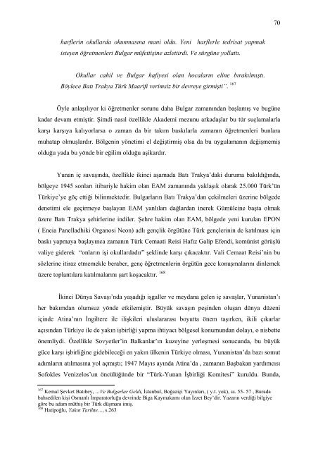 LOZAN'DAN GÜNÜMÜZE BATI TRAKYA'DA AZINLIK EĞİTİMİ ...