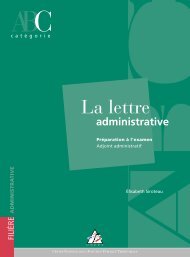 La lettre administrative