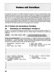 Der Gebrauch von Verben mit Vorsilben erlaubt eine präzisere, oft ...