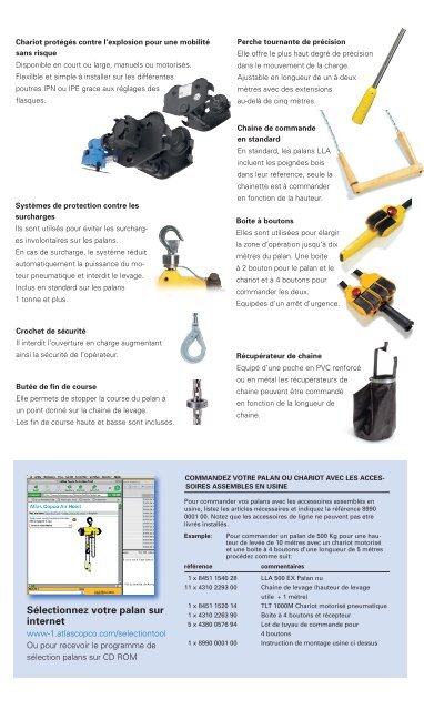 Palans et Chariots Atlas Copco