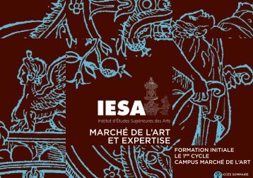 MARCHé DE L'ART ET EXPERTISE - IESA