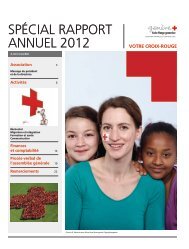 SPéCIAL RAPPORT ANNUEL 2012 - Croix-Rouge Genevoise