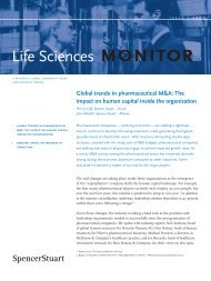 Life Sciences Monitor 1.03 - Spencer Stuart