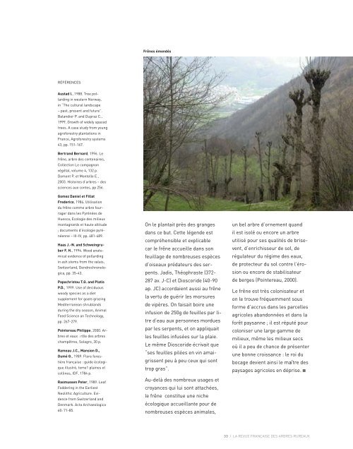 Agroforesteries n° 1 - Association Française d'Agroforesterie