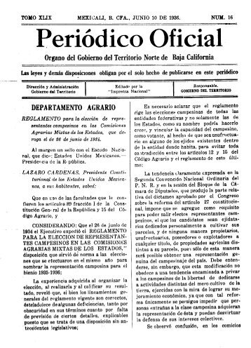 Periódico Oficial - Gobierno del Estado de Baja California