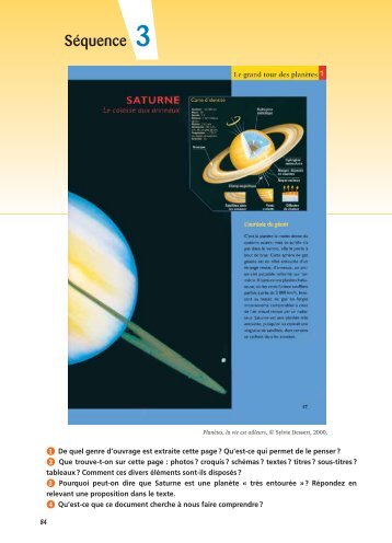 Pourquoi peut-on dire que Saturne est une - Averbode