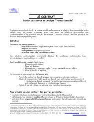 LE CONTRAT - gaec et societes