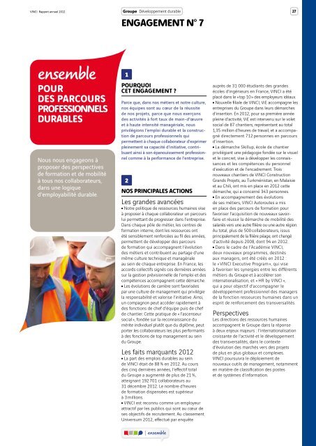 VINCI - Rapport annuel 2012