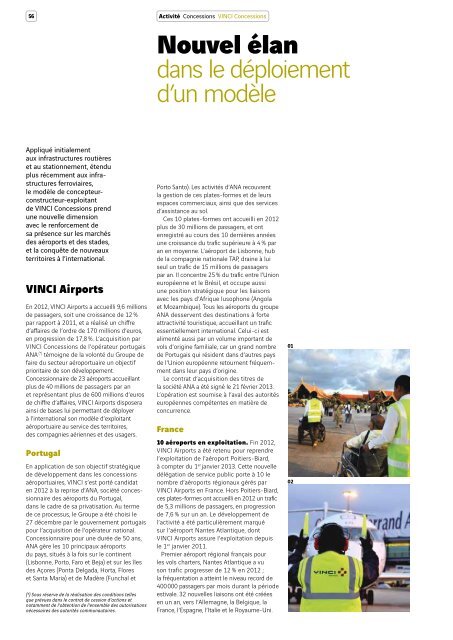 VINCI - Rapport annuel 2012