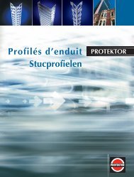 Profilés d'enduit Stucprofielen