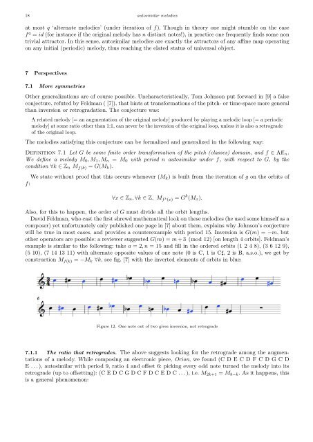 Emmanuel Amiot Modèles algébriques et algorithmes pour la ...