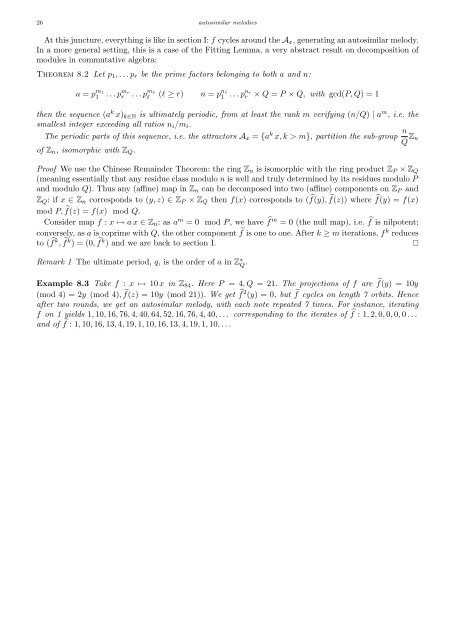 Emmanuel Amiot Modèles algébriques et algorithmes pour la ...