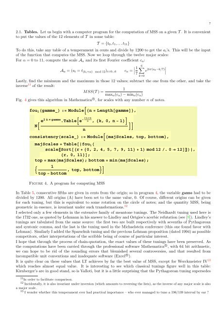 Emmanuel Amiot Modèles algébriques et algorithmes pour la ...