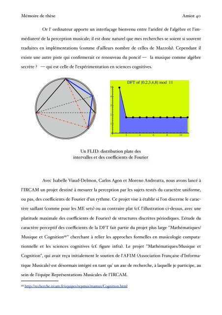 Emmanuel Amiot Modèles algébriques et algorithmes pour la ...