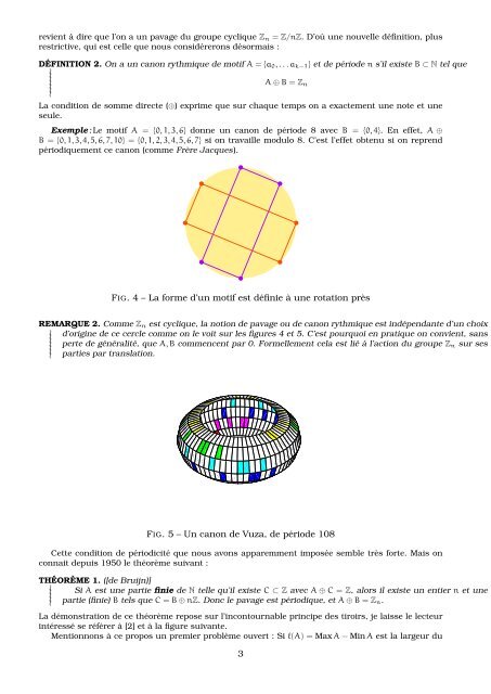 Emmanuel Amiot Modèles algébriques et algorithmes pour la ...