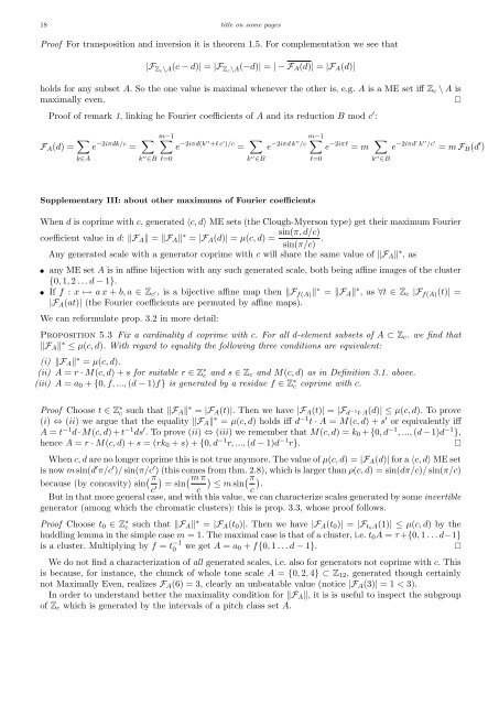 Emmanuel Amiot Modèles algébriques et algorithmes pour la ...