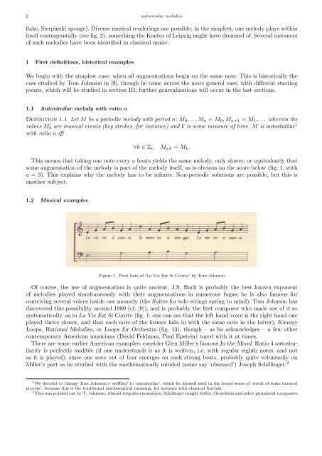 Emmanuel Amiot Modèles algébriques et algorithmes pour la ...