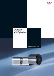 DORMA XS-Zylinder