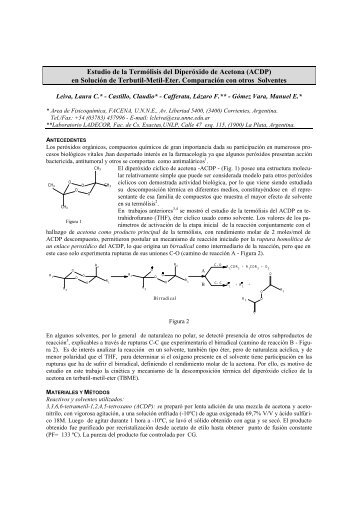 en Solución de Terbutil-Metil-Eter. Comparación con otros Solvent