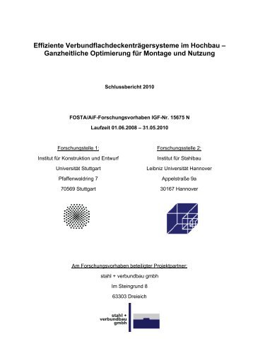 Abschlussbericht des AiF Vorhabens Nr. 15675N Effiziente ...